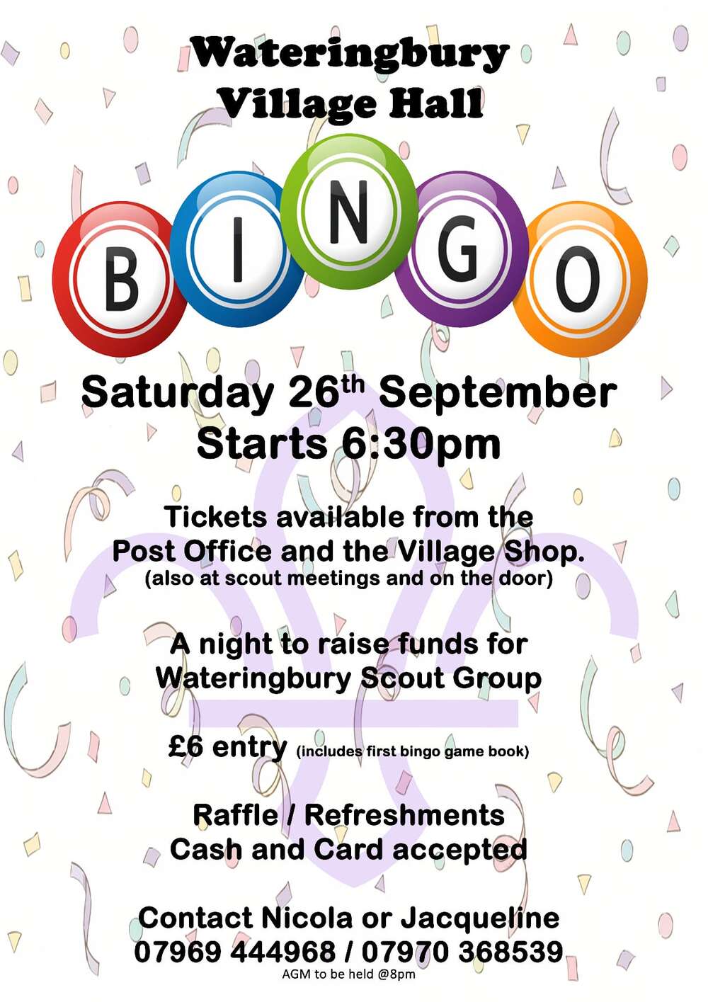 Bingo Night & AGM